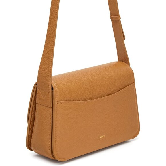 Leather Crossbody Bags for Women Trendy, Designer Ladies Shoulder Purses Brown - Picture 6 of 7